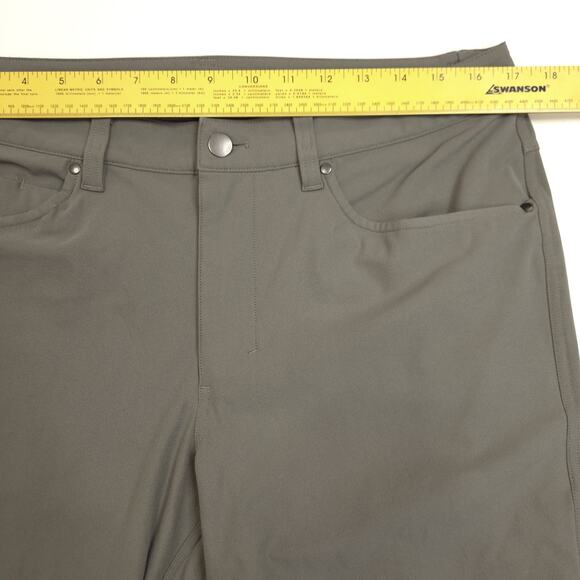 Lululemon Pants Mens 33x32 Sage Green ABC Commission Slim Chino Golf - Picture 3 of 8